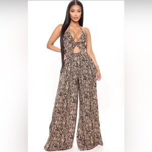 Fashion Nova- Animal behavior sleeveless jumpsuit